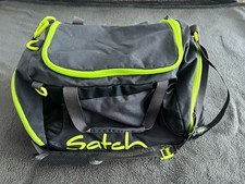Satch Sporttasche grau/neon – ideal für Schule, Sport & Freizeit