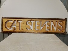 Cat stevens holzschild - cat,