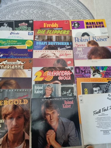 Schallplatten konvolut aus - schallplatten,