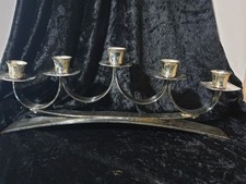 Kerzenleuchter, versilbert, fünfflammig, Vintage, Juwel Köln 