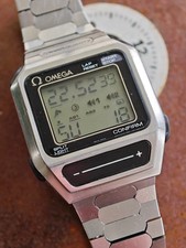 OMEGA Sensorquartz Stainless Steel 1640 LCD Quartz Watch - 19cm wrist size