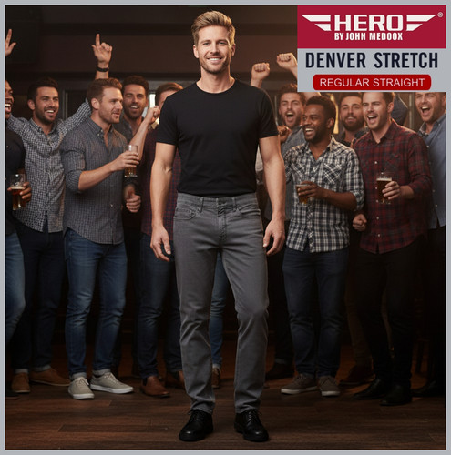 Hero denver stretch grey - hero, |