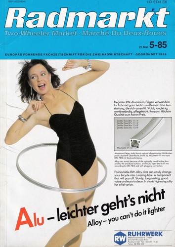 Radmarkt ausgabe 1985 - radmarkt,