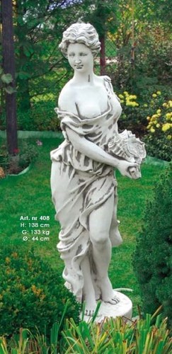 Frau mit muschel aktfiguren - frau,