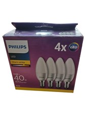 Philips LED Kerzenlampe E14 4er Set Warmweiß 5.5W 40W Ersatz