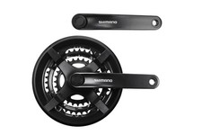 SHIMANO Tourney Kurbel Garnitur FC-TY301 Vierkant 48-38-28 Zähne für 6-7-8 fach