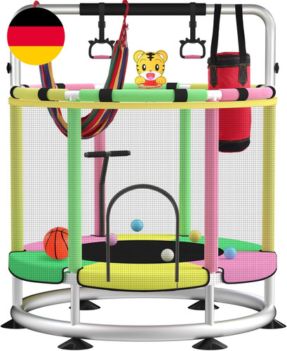 Kleinkinder trampolin mit netz - kleinkinder-trampolin,