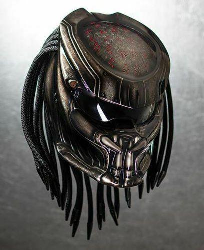 Custom predator helm schwarz - helm,