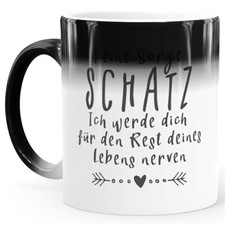Zaubertasse Farbwechsel Tasse