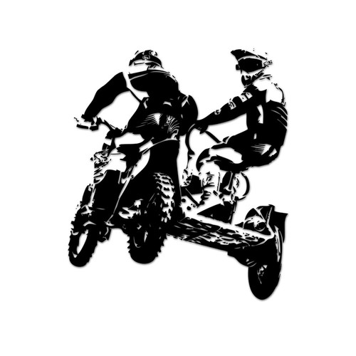 Sidecar racing motocross - sidecar,