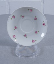 Rosenthal Selb Bavaria Porzellan Unterteller Weiß Moosrose ? Vintage