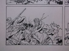 Comic originalzeichnung lasso - originalzeichnung,