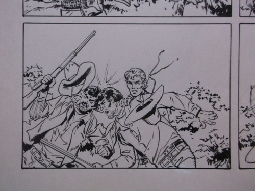 Comic originalzeichnung lasso - comic,