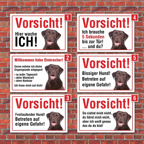 Vorsicht hier wache ich - vorsicht, "hier