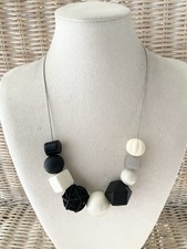 Damen Statement  Halskette  Blogger Silberfarbene Schlangenkette Modeschmuck