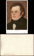 Künstlerkarte (Art) Künstler H. Torggler "Komponist F. Schubert" 1920