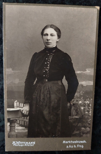 Cdv foto wittmann wolnzach - wittmann,