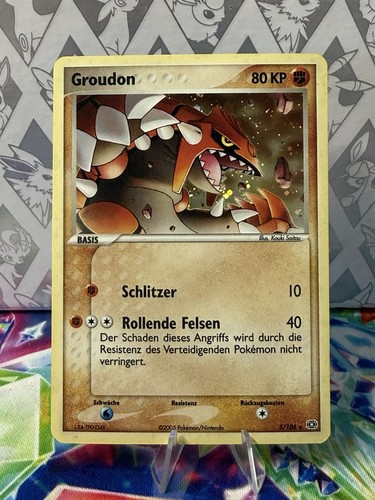Pokémon groudon holo - groudon,