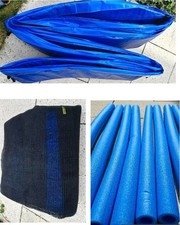 Trampolin Sicherheitsnetz, Randabdeckung u. Stangenpolster 305cm Durchmesser