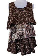 Vtg Forest Fairycore Top Sz L