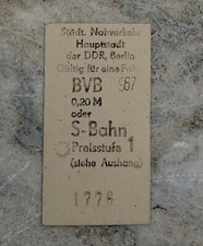alte Fahrkarte Fahrschein