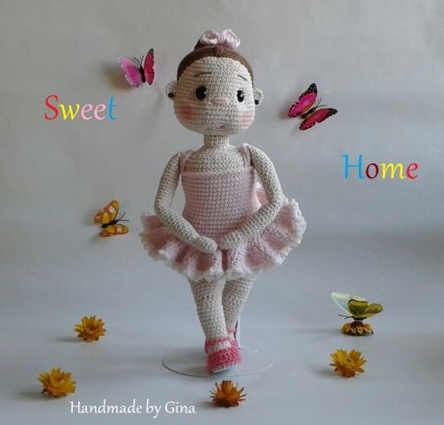 Ballerina amigurumi - ballerina,