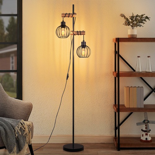 E27 stehleuchte holz - holz, stehlampe