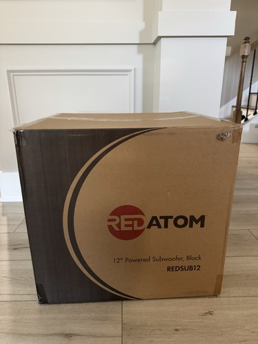 Red atom powered - red, 12”