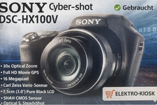 ?  SONY Cyber-shot DSC-HX100V | 16MP Foto Kamera 30x Zoom FHD Movie Camera ✅OVP