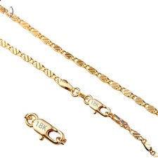 18K vergoldet Kette Halskette