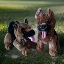 2 x Kommissar Rex Plüsch 20cm