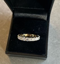 Brillant Ring komplett Brillanten, insg. 3ct. IF-TW, 750 GG, Ringgröße 53,5
