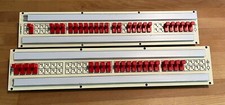 2x Ghielmetti Patchbay Steckfeld gebraucht. Guter Zustand mit 45 Steckbrücken