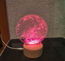 3D Mond Nachtlicht Gute Nacht Tischlampe Led Baby Nacht Nachtlicht Wohnkultur