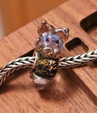 Elfbeads Jahr des Drachen Silberstücke Dragon Beads Armband Retired Blau Schwarz