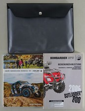 Bordmappe + Betriebsanleitung Bombardier Outlander 800 Quad / ATV Stand 2006