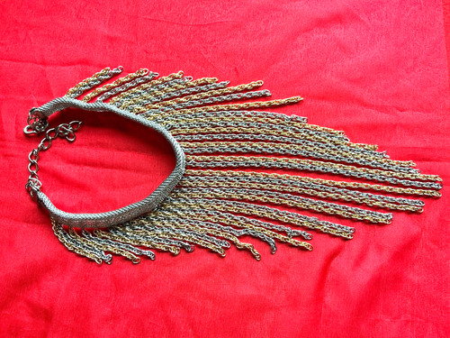 Halsband mit gold und - halsband,