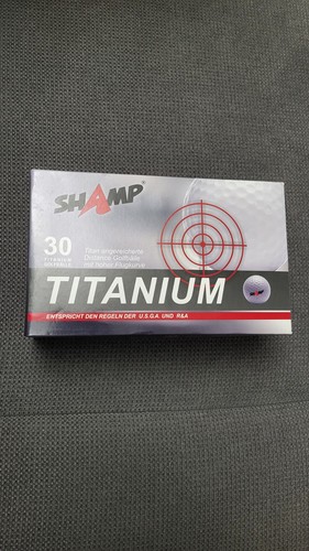 Shamp titanium golfbälle - 30,