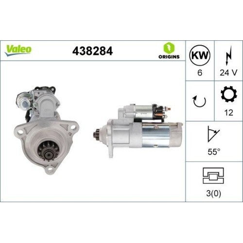 438284 valeo starter - starter,