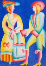 Paar Kostüm Mode Tracht 19