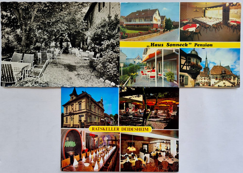 Postkarten lot deidesheim - lot, x