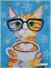 Perlenstickset Sommer Katze