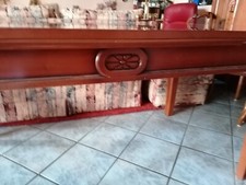 esstisch  80 x 160 ausziehbar auf 200 + 240 Farbe mahagoni gebraucht, aber wie n