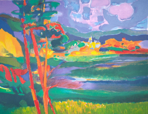 Marcel mouly farblithographie - marcel,
