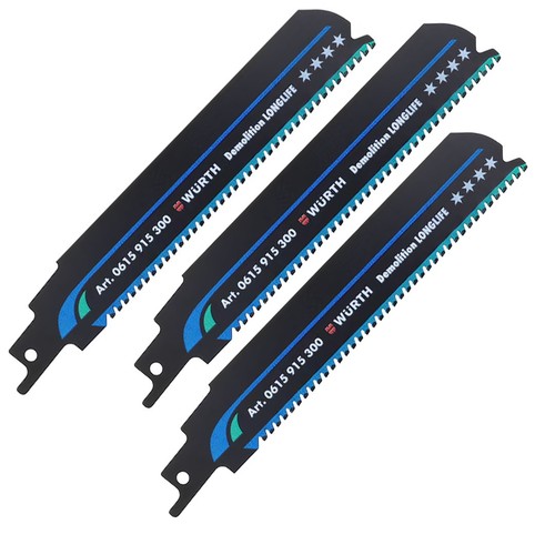 Würth säbelsägeblatt - 3x,