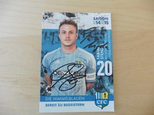 Fabian Stenzel  - Autogrammkarte - Chemnitzer FC 2014/15 -