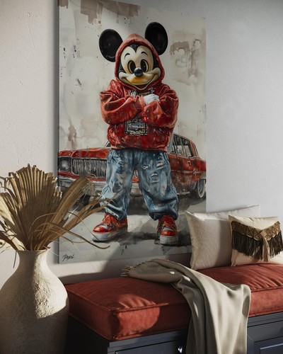 Micky maus leinwand bild - micky,