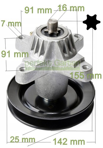 Messerspindel armigem stern - 6-armigem,