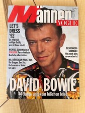 Männer Vogue 1/92 , Magazin, Zeitschrift, David Bowie Cover und Story
