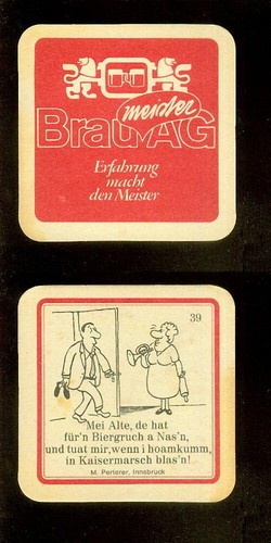 Bierdeckel österreich brau - bierdeckel, Österreich: